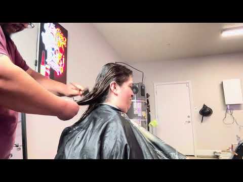 ASMRish- My barber husband trimming my hair 💇🏻‍♀️