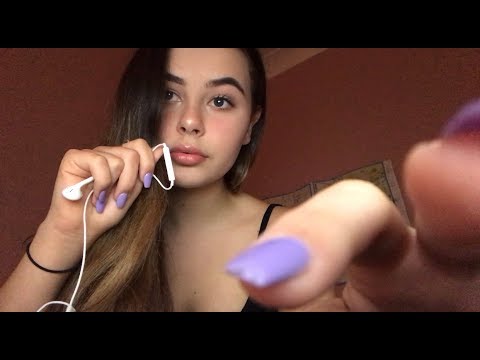 ASMR-up close/trigger words/scratching iphone for tingles
