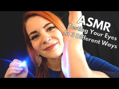 ASMR Direct/Consensual Response, Accommodation Reflex, & Follow The Light Testing | Soft Spoken RP
