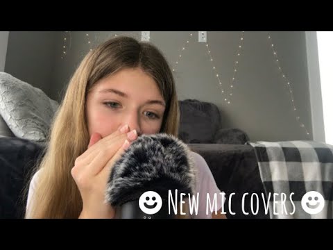 ASMR • blue yeti microphone covers, tapping, cupped whispers, etc! ☺︎︎