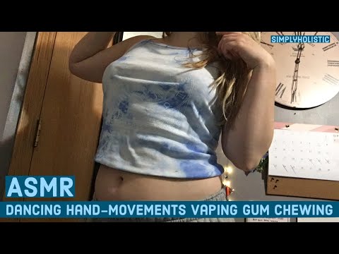 ASMR-Hypnotic Dancing with gum chewing and vaping for Jenny Productions
