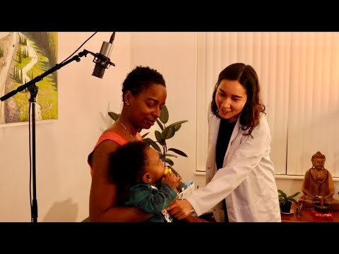 [ASMR] Real Person Head to Toe Assessment with Jessica and Baby (Medical Roleplay, Physical Exam)