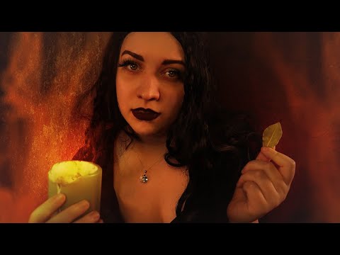 ASMR / Evil witch plots your revenge (plucking, incense cleanse, etc)