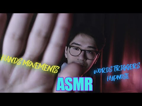 Male ASMR - Words triggers hypnose + gentle stroking / АСМР / Слова-тригерры + нежное поглаживание