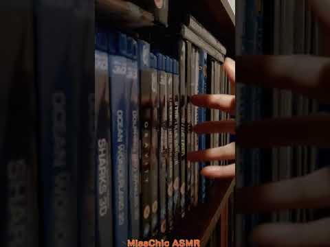 ASMR: LoFi Buildup Tapping on my DVD Collection 📀 #Shorts