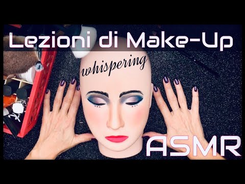 ASMR ITA 💄 Roleplay LEZIONI DI MAKE-UP 💄 CLOSE UP WHISPERING #asmrmakeuponmannequin