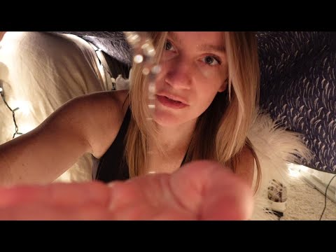 ASMR Personal Attention | Fast & aggressive massage in the blanket fort spa (Whispered)