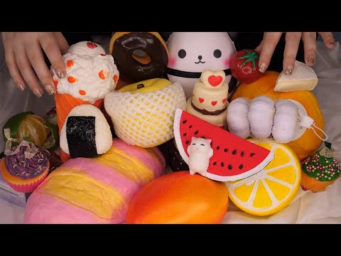 1 Hour ASMR Squishy-fest | 25 Squishies To Decompress Your Stress Away