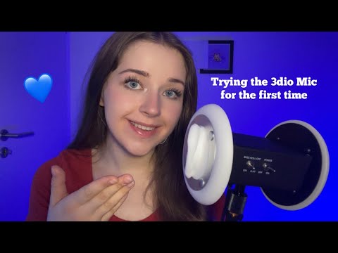 MY FIRST TIME trying a 3dio Mic (I'm excited) | ASMR