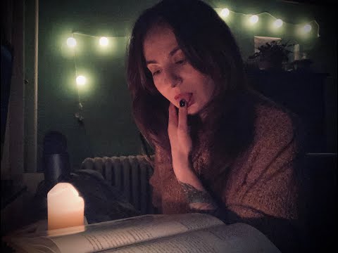 ASMR || Page Flipping 🕯 Cozy Candlelight Vibes (soft spoken rambles)
