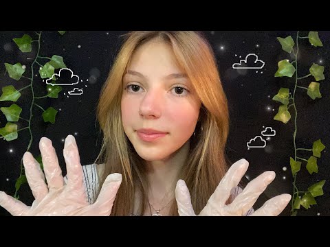 асмр✨ догляд і масаж лиця та рук🌱 face and hand care and massage