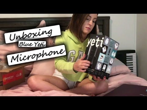 Unboxing My Blue Yeti Microphone! (Some ASMR)