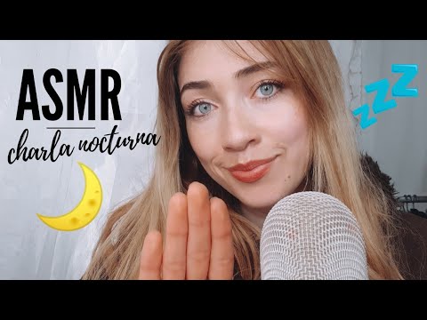 ASMR argentina🇦🇷 CHARLA NOCTURNA/ voz baja*Mouth sound, Visual, touching your face💤