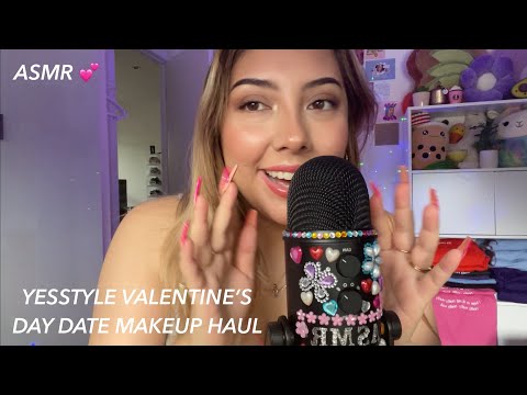 ASMR Valentine’s Makeup Haul 💄 ~YesStyle Unboxing!~ | Whispered