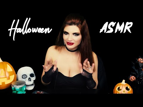 ASMR | Sound triggers with Halloween things 🎃 soft spoken/crinkling/tapping/scratching