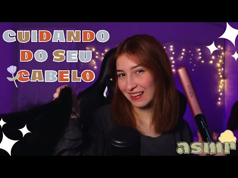 ASMR | FAZENDO CHAPINHA NO SEU CABELO !!