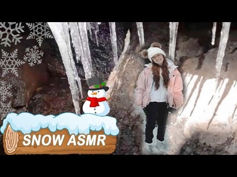 ASMR In The Snow!❄️⛄️ Best Snow Sounds EVER!😍😍🎧✨