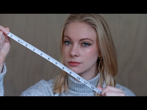 ASMR Measuring Your Face (New Zealand Accent)