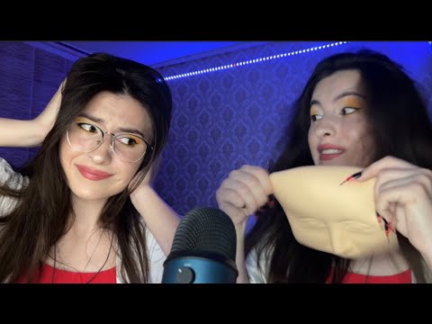 VERY FASSSST ASMR🌪️ (2x triggers with my TWIN) No talking,No AGGRESIVE, No for sensitive EAR 🚫