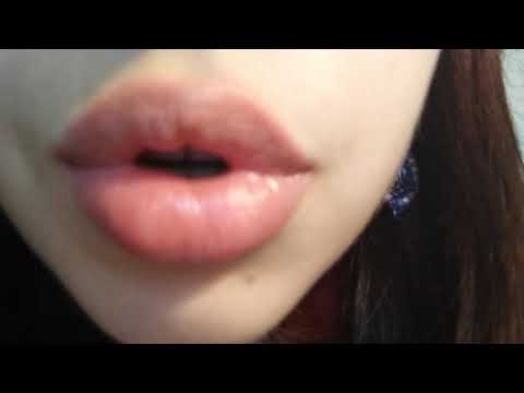 Mouth sounds in a tube ASMR