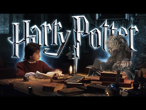 Gryffindor Tower 🦁 Hogwarts Rain & Thunder ◈ Reading Tom Riddle's Diary ◈ Harry Potter ASMR Ambience
