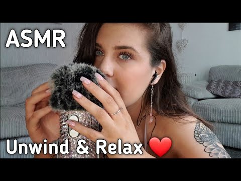 ASMR // Slow Relaxation 💕 / Whispering / Fluffy mic / Easing your anxiety //