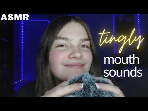 Fast and Aggressive Fluffy Mic Scratching w/ Mouth Sounds and Snapping ✨️soooo relaxing✨️ASMR