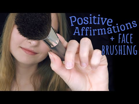 ASMR | Friend Comforts You (positive affirmations, face brushing)
