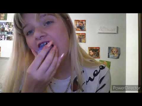 gaint gumball. tapping mouth sounds ASMR