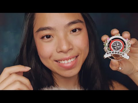 ASMR Relaxing Show & Tell (Enamel Pins!) ✧ Whispering & Gentle Tapping