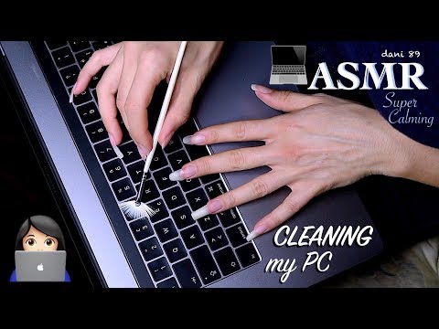 👩🏻‍💻 CLEANING my PC 💻 +20 min of INTENSE PLEASURE: metallic electronic device SOUND 🖤 Super ASMR