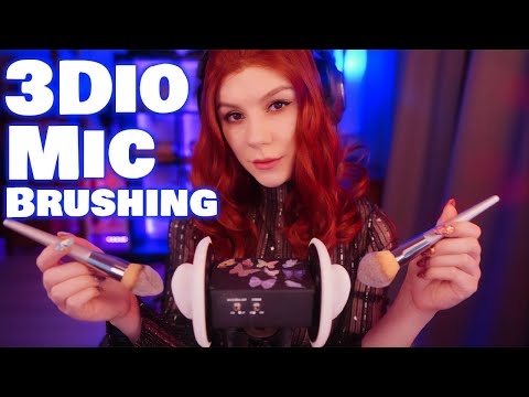 ASMR 3Dio Mic Brushing ✨ No Talking