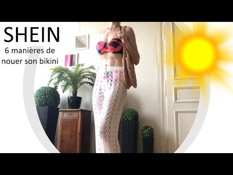 ASMR * Unboxing SHEIN * 6 façons de nouer son bikini * SHEIN Bikinihacks