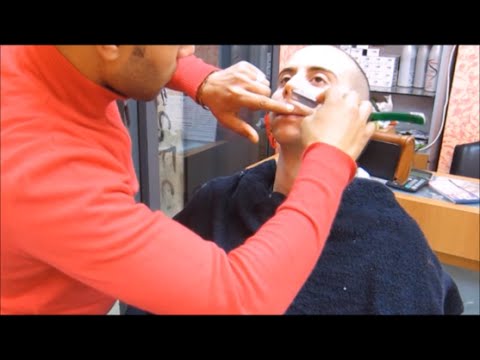 Egyptian barber shaving, take a minute to relax. - ASMR video