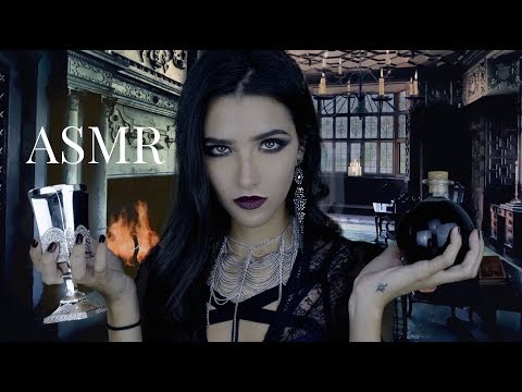 ASMR Vampire Hostess Welcomes You... (Light layered sounds & others)