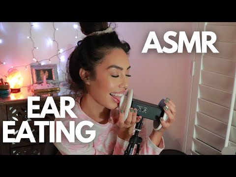 ASMR Ear Eating / Ear Noms / Ear Licking