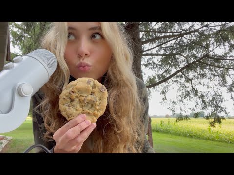 asmr trying crumbl cookies 🍪
