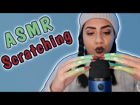 ASMR SCRATCHING THE MICROPHONE