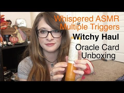 Whispered Witchy Haul & Oracle Card Unboxing ASMR