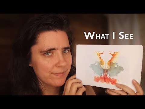 What do I see on the Ink Blots? ASMR Sharing my Thoughts