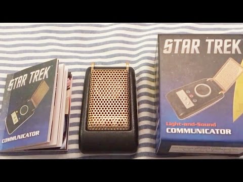 ASMR Star Trek Communicator Unboxing