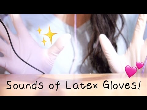 ゴム手袋の音 Sounds of Latex Gloves*【音フェチ*ASMR】