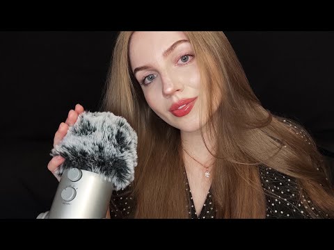 ASMR Unintelligible whisper + Windscreen sounds. Personal attention