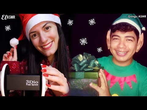 Hermosos sonidos navideños de Mamá Navidad EL♥ y su duende Gongu *Roleplay* ♡ASMR español♡