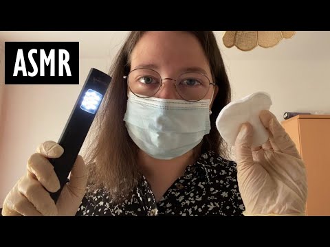ASMR - Ich kümmere mich um deine Wunde (Arzt Roleplay) - german/deutsch