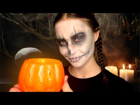 ASMR Doing Your Makeup For A Halloween Party Roleplay🎃 | Tingly Layered Sounds & Personal Attention