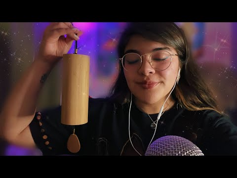 ASMR Melodias para relajarte con Koshi bells ✨ hand movements, tracing, inaudibles