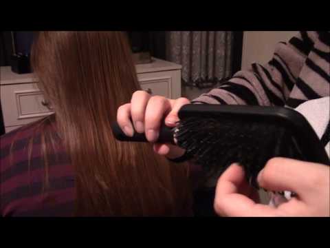 Asmr - 2 Friends playing with each other's hair ( & brushing)  no talking