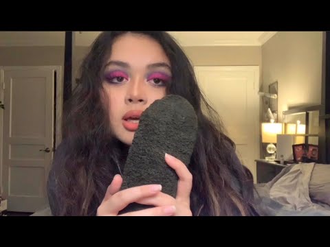 ASMR tingly trigger words and hand movement