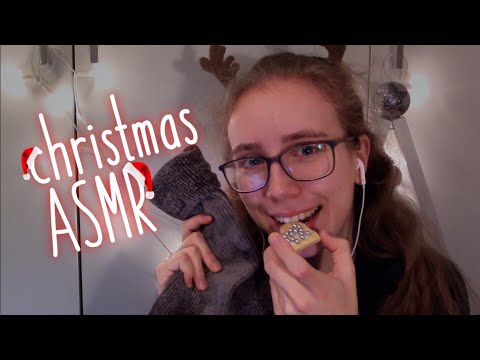 ASMR || Six Things to get into Christmas-Mood (Tapping, whispering, ...) 🎄🎁